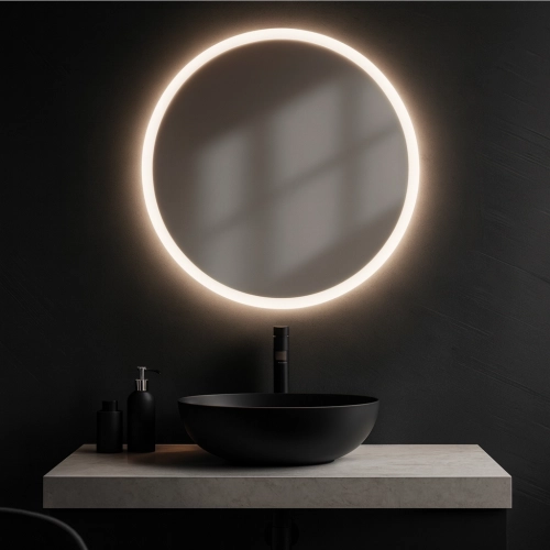 Lustro okrągłe łazienkowe z podświetleniem CAPELLA LED